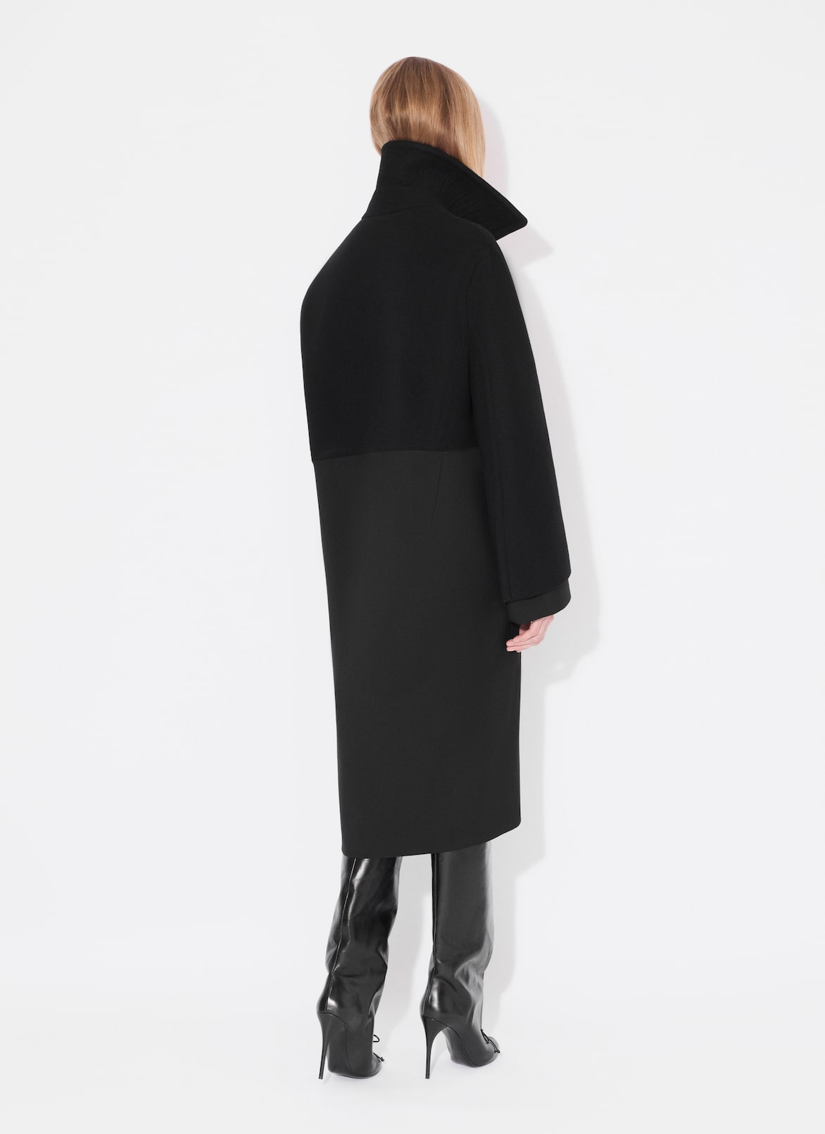 MANTEL MIT KRAGEN ALAÏA SCHWARZ MANTEL MIT KRAGEN